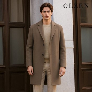 올젠 캐시미어 핸드메이드 체스터 하프 코트_ZOD4CG1303