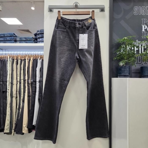 리트머스 HC12 오비밴딩형 스트레이트 데님팬츠 오비밴딩형 스트레이트 데님팬츠 LP9DU969-076