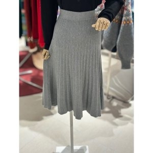 레코브 니트 주름 스커트 LC41EZSK025X