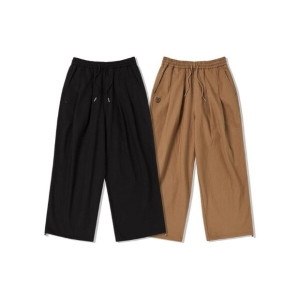 라이프워크 바지 CQK LW243WL765 여성 LWX 실버라독 투턱 와이드 팬츠