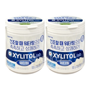 롯데제과  자일리톨 랩워터링 용기 100g