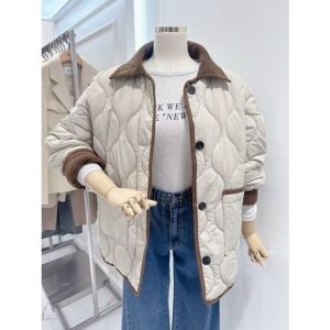 Ab.f.z 재진행 코듀로이카라퀼팅 점퍼 ATYA1ZU01A