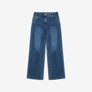 SI 뒷포켓 자수 데님 팬츠 SHL0109IPP