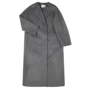 쉬즈미스 여성 울 혼방 오버사이즈 핸드메이드 코트 SWHCTO41170