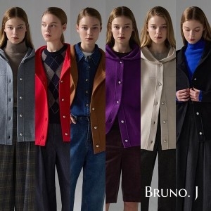 브루노제이 보머 후드 니트 자켓 1종 388798