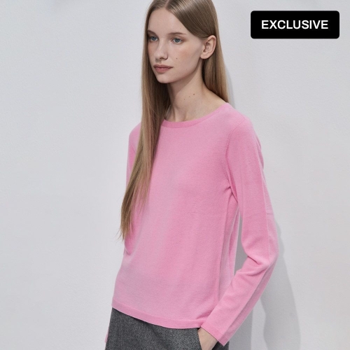 레노마 더 더 홀가먼트 울 풀오버 니트-O7G4RKPO070