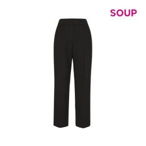 스위트숲 패플 세미 스트레이트 핏 밴딩 슬랙스 OZBLPT7