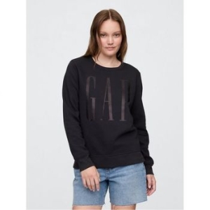 GAP 우먼 릴렉스드 로고 스웨트 셔츠 블랙 문리스 나이트 10998198