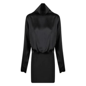 하이 넥 긴소매 미니 드레스 DA482RF0037D T 146388375