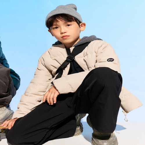 폴햄키즈 공용 무브 폴라폴리스 후드 탈부착 퀄팅 점퍼PKF4JP3520