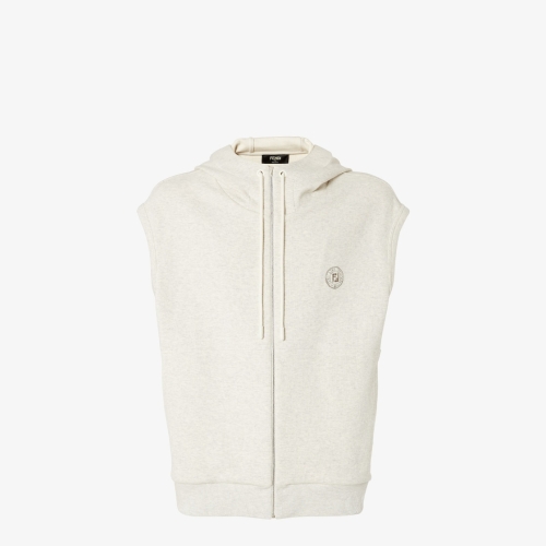 펜디 여성 라이트 그레이 코튼 스웨트 셔츠 FAF748AV67F1RVF