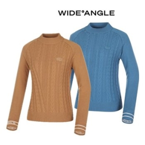 와이드앵글  WWW24K72GH 여성 CO 변형 케이블 캐주얼 방풍 풀오버