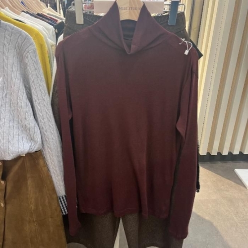 밀스튜디오 HC06 소재좋은 얇은 목 티셔츠 소재좋은 여리 얇은 목티셔츠 LRATSV100WIO