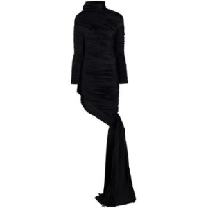 발렌시아가 트위스트 매듭 주름 드레이프 드레스 680806TYK07 TP4297