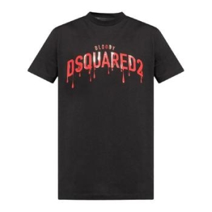 디스퀘어드2 로고 프린트 티셔츠 S74GD1326S23009 T