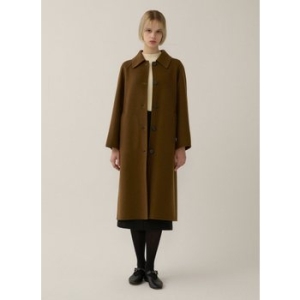 리스트 여성 울 백 플랩 핸드메이드 롱 코트 TWHCTP82080