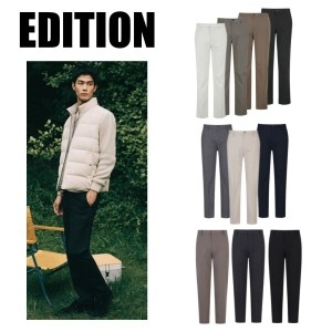 에디션 센서빌리티 남자 가을 겨울 면스판 기모 치노/슬랙스 팬츠 10종_NEE4PP19