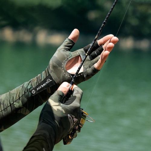 셀러허브 스포츠 HESI5270 아웃도어 낚시 UV차단 반장갑