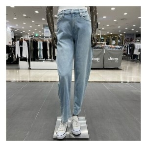 캘빈클라인 패플 여성 라이트블루 90S 루즈핏 데님 팬츠 47B930GVRMD