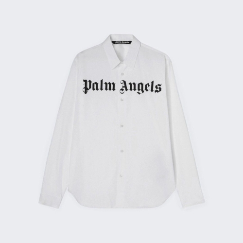 팜엔젤스 PMQA099C 레터링 로고 화이트 셔츠