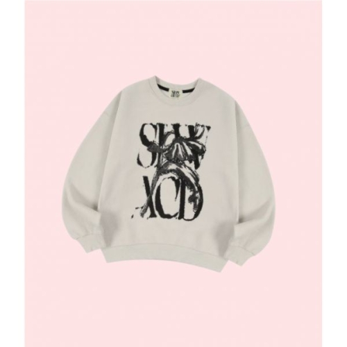 슬로우애시드 피치스킨 러스티 로고 맨투맨 스웨트셔츠 스셔츠 크루넥 티셔츠 상의 웜그레이 SL22WT M4 B