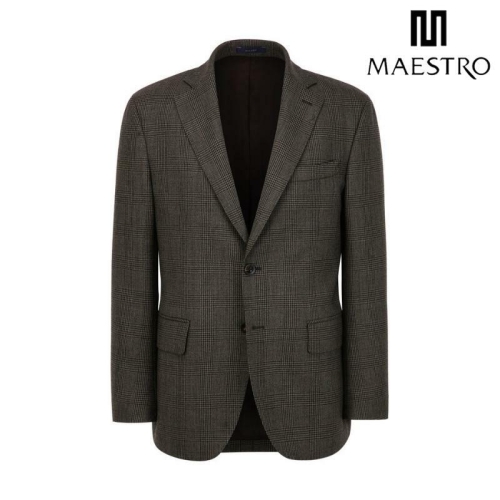 마에스트로 DORMEUIL 다크네이비 브리티쉬 글렌체크 자켓 MAJA5C015W3