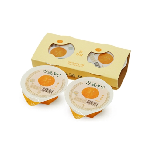 에코맘 산골푸딩 귤한알 75g