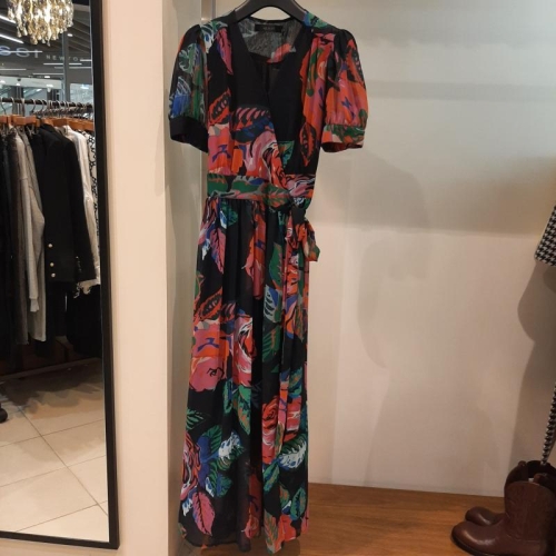 제시뉴욕 플리츠 프릴 롱 원피스 JD65NSOP6890