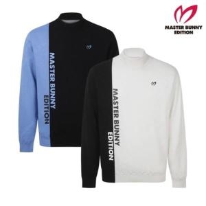 마스터바니 남성 골프 겨울 방풍 인타샤 하이넥 니트 412B4SW912