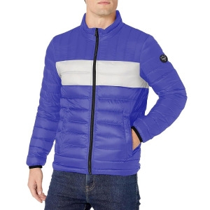 어반 BUCK 패커블 남성용 패딩 재킷 경량 겨울 다운 대체 및 조끼 방풍 방수 Dorian 라이트 블루 129167