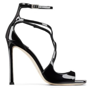 지미추 여성 아지아 110 샌들 BLACK JCHQ2QN2BCK 4749804