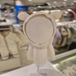 블루독베이비 25/FW WH 큐트 수면사 바라클라바 45C1486803 백일 돌 선물 모자 목도리