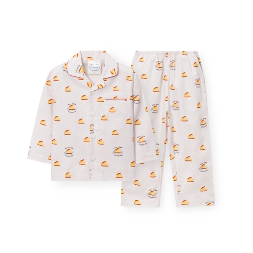오르시떼 아동 G033 뉴욕치즈케이크 긴소매 파자마 세트 OR25WKGEG033