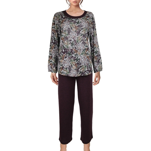 남영비비안 비비안 폴리기모 오바마플라워나염 여성실내복 상하의세트EZ1949EZ1949P