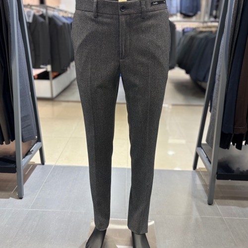 레노마 F/W 가을,겨울 그레이 패턴물 혼방 스판 슬랙스 팬츠RKPBP08_BP