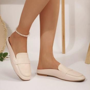 짝꿍닷컴 소프트 여성 2컬러 플랫 그레이스 블로퍼 MU321 S41506210