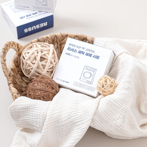 리서스 세탁 세제 시트 40매