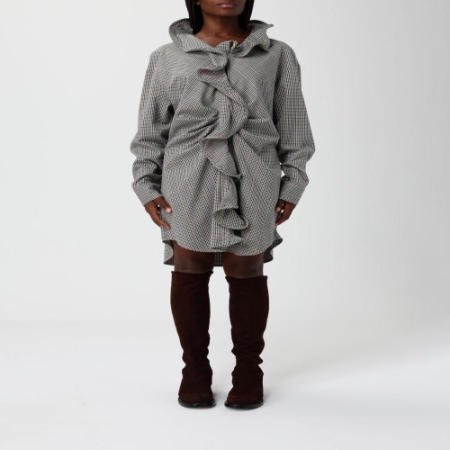 MSGM WOMEN 드레스 WHITE 3941MDA18X257619 6558891