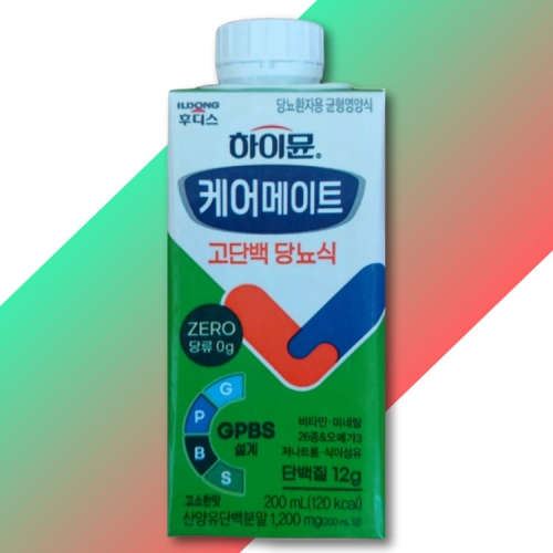 일동후디스 하이뮨 케어메이트 고단백 당뇨식 200ml