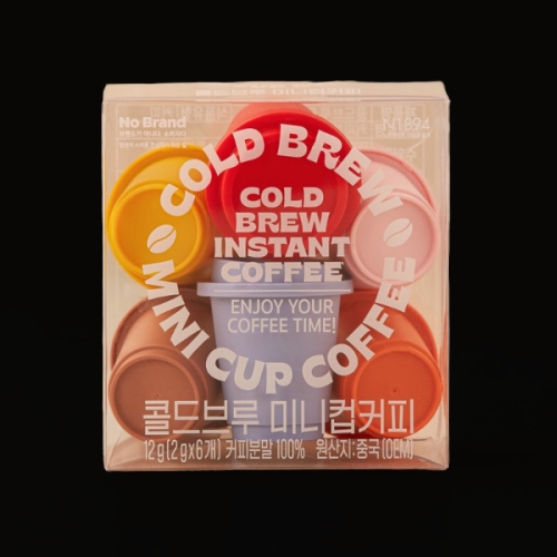 이마트 노브랜드 콜드브루 미니 컵커피 6개입