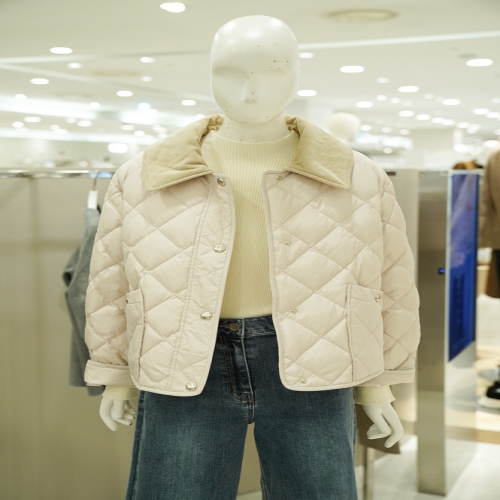 나이스클랍 코듀로이 카라 덕 다운 패딩 A254PWD903