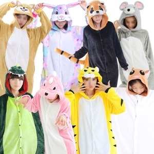 사자크  원조 동물잠옷