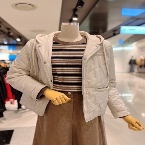 Ab.f.z 심플 캐주얼 경량 후드 패딩 점퍼 ABXZ4FFU1J US