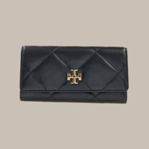 토리버치 SS25 여성 다이아몬드 퀄팅 장지갑 163955 001 271053 1477665