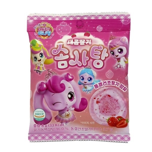 예성에프앤비 캐치티니핑 새콤딸기 솜사탕 8g