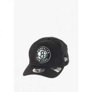 뉴에라 브루클린 네츠 NBA 팀 컬러 스트레치 스냅백 캡 검정색 6851631