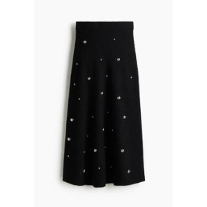 스터드 스커트 블랙 1315998001