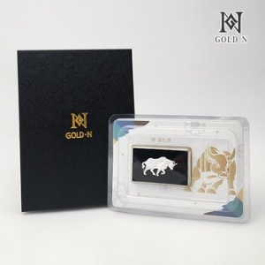 골드앤  황소 디자인 실버바 3.75g