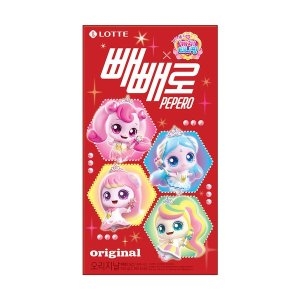 롯데제과  빼빼로 티니핑 초코 432g