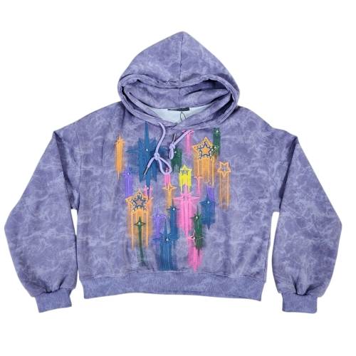 르니앤맥코이 여성 스타패턴 숏후드티 MM11TS700FJX